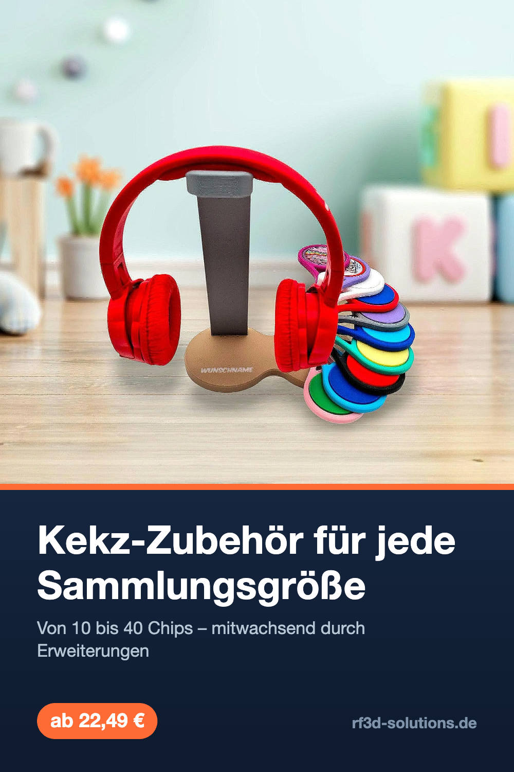 Kekz Halter Klein – 20 Audiochips - RF3D Solutions